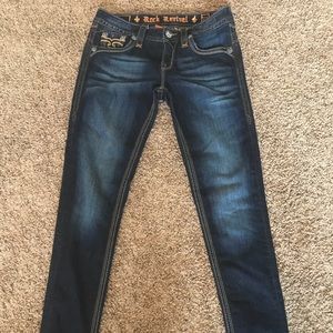 NWOT Rock Revival Calli Skinny Jeans
